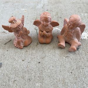 Terra cotta vintage cherubs